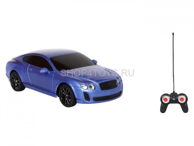 Радиоуправляемая машина MZ Bentley Continental Blue 1:24 - 27040-BLUE Радиоуправляемая машина MZ Bentley Continental Blue 1:24 - 27040-BLUE