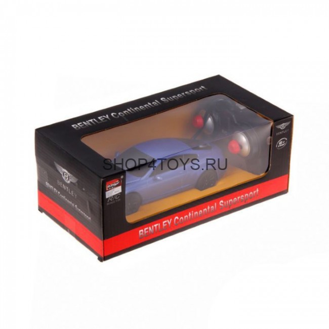 Радиоуправляемая машина MZ Bentley Continental Blue 1:24 - 27040-BLUE Радиоуправляемая машина MZ Bentley Continental Blue 1:24 - 27040-BLUE