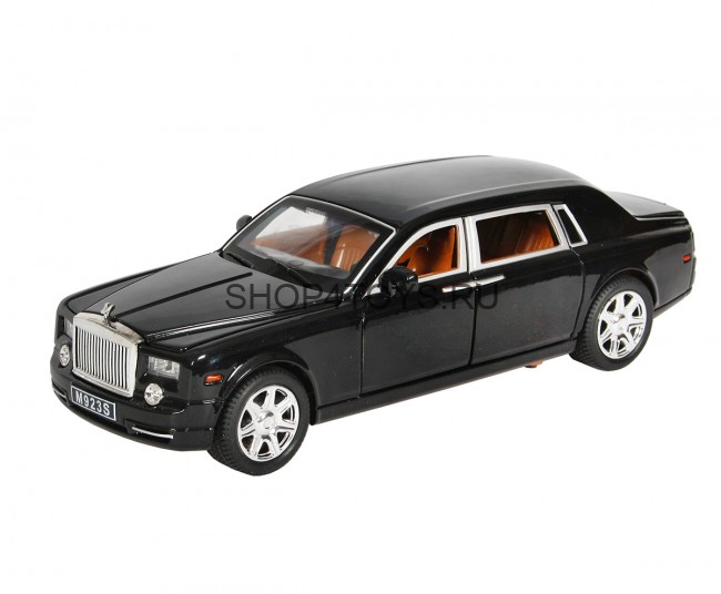 Металлическая модель Rolls-Royce Phantom Black 1:24 (свет, звук, инерция) - M923S-6 Металлическая модель Rolls-Royce Phantom Black 1:24 (свет, звук, инерция) - M923S-6
