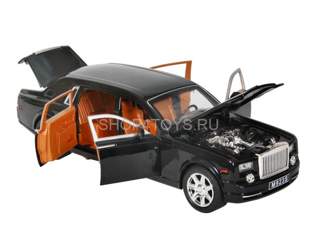 Металлическая модель Rolls-Royce Phantom Black 1:24 (свет, звук, инерция) - M923S-6 Металлическая модель Rolls-Royce Phantom Black 1:24 (свет, звук, инерция) - M923S-6