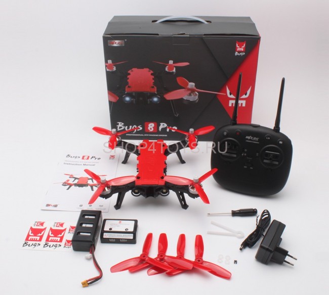 Радиоуправляемый квадрокоптер MJX Bugs 8 PRO RTF 2.4G - B8PRO Радиоуправляемый квадрокоптер MJX Bugs 8 PRO RTF 2.4G - B8PRO