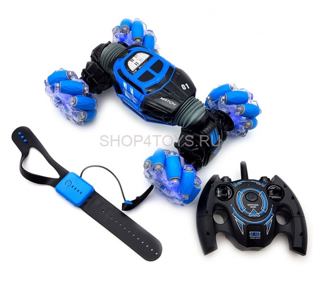 Радиоуправляемый внедорожник Твистер (часы + пульт) 1:16 - UD2196A-BLUE