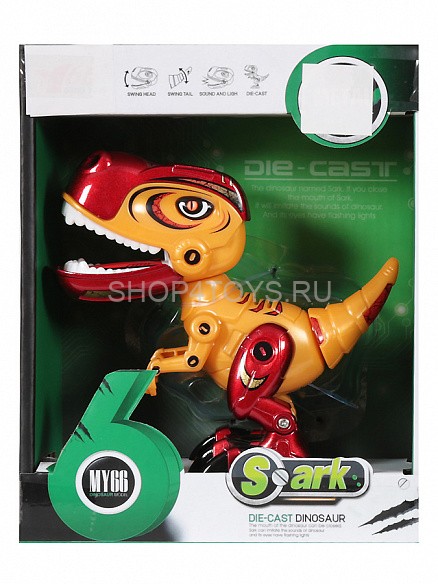 Интерактивный динозавр со светом и звуком - MY66-Q1203L-R