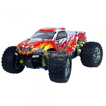 Радиоуправляемый джип с ДВС HSP 4WD Nitro Off Road Monster Truck 1:10 - 94188 - 2.4G Радиоуправляемая полноприводная модель с ДВС 18 cxp.
