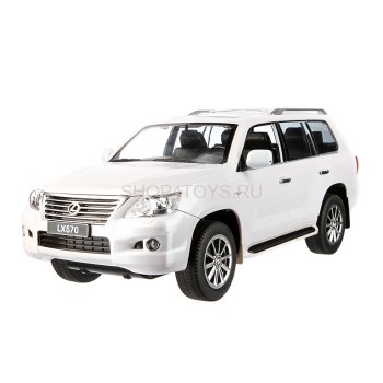 Радиоуправляемый джип Hui Quan Lexus LX570 White - HQ200125 Радиоуправляемая модель автомобиля, детально повторяющая внешний вид реального своего прототипа - Lexus LX570
