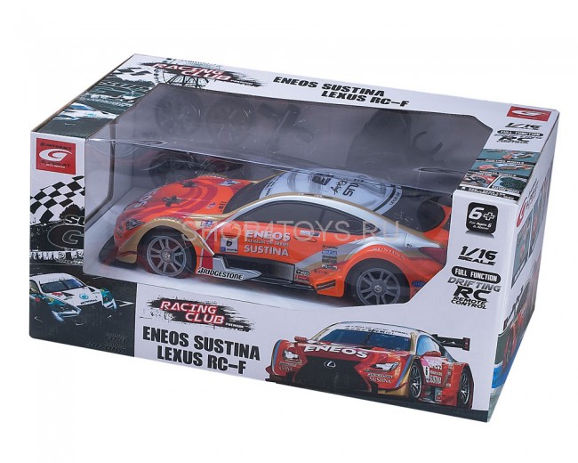 Радиоуправляемый автомобиль для дрифта Eneos Sustina Lexus RC-F 1:16 - TJ8004 Радиоуправляемый автомобиль для дрифта Eneos Sustina Lexus RC-F 1:16 - TJ8004