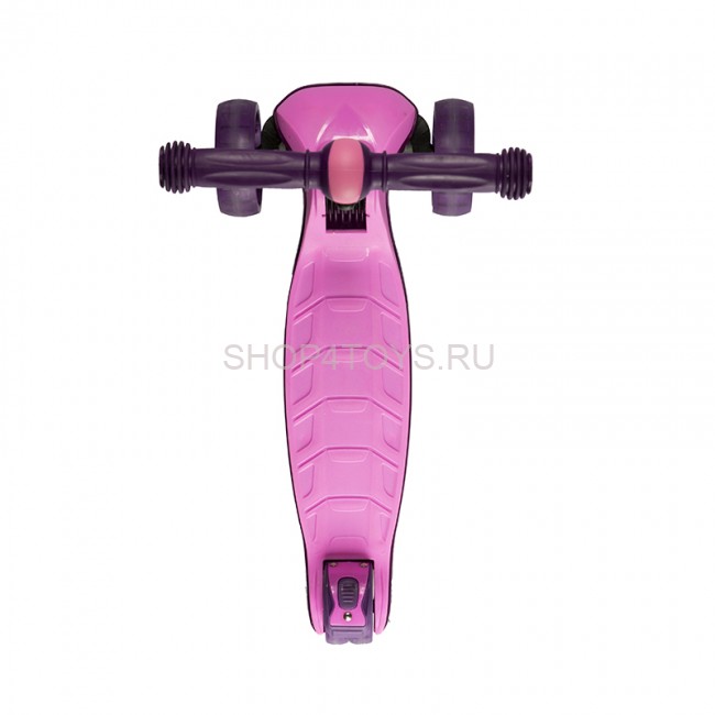 Самокат Трехколесный Складной, со Светящимися Колесами, Розовый - MSC-J072001P Самокат Трехколесный Складной, со Светящимися Колесами, Розовый - MSC-J072001P