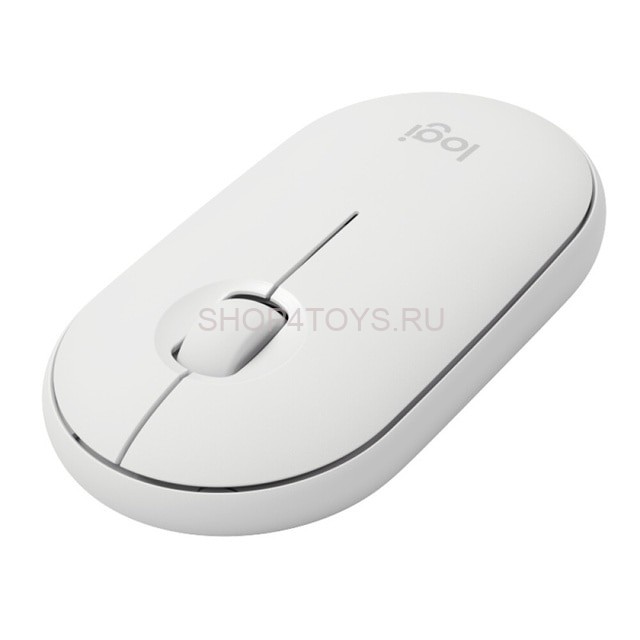 Беспроводная компактная мышь Logitech Pebble M350 White - 910-005541 Беспроводная компактная мышь Logitech Pebble M350 White - 910-005541