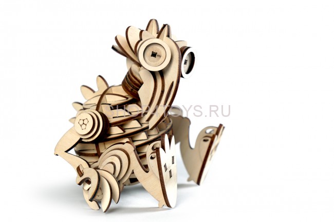 Конструктор 3D деревянный подвижный Lemmo Леммитс Кеша - 00-13