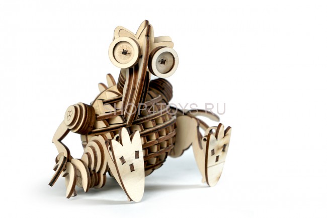 Конструктор 3D деревянный подвижный Lemmo Леммитс Кеша - 00-13