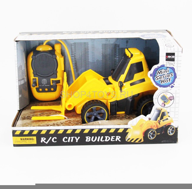 Радиоуправляемый трактор-погрузчик для малышей 1:18 - 7777-05