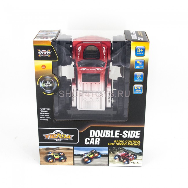 Радиоуправляемая трюковая машинка перевертыш YED со светом 1:32 - YE8885