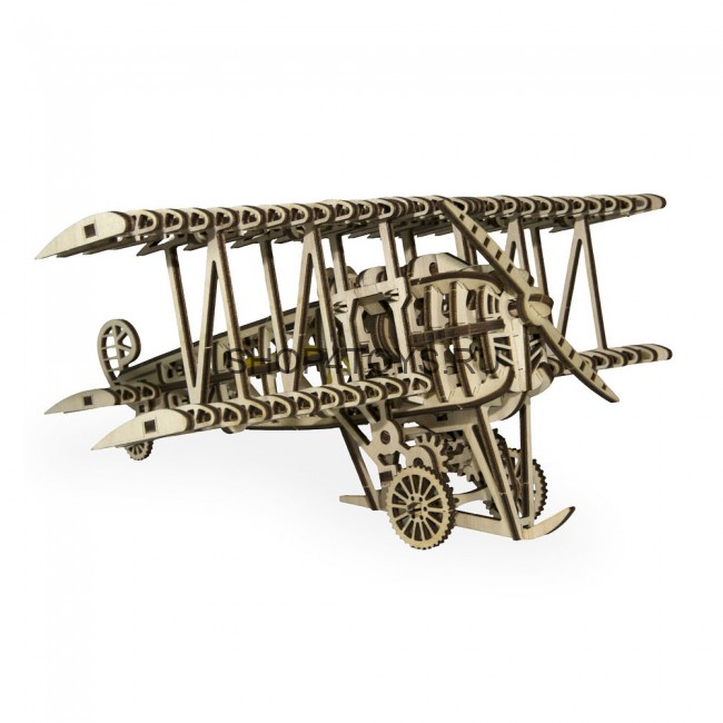 Механический 3D-пазл из дерева Wood Trick Самолет - 1234-14 Механический 3D-пазл из дерева Wood Trick Самолет - 1234-14