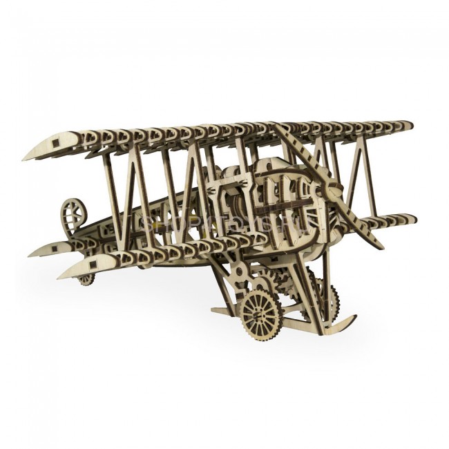 Механический 3D-пазл из дерева Wood Trick Самолет - 1234-14 Механический 3D-пазл из дерева Wood Trick Самолет - 1234-14