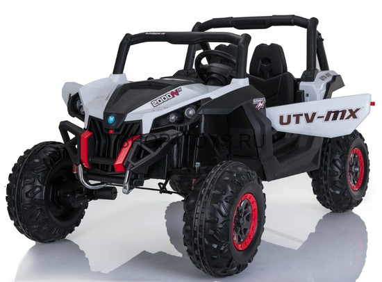 Двухместный полноприводный электромобиль White UTV-MX Buggy 12V 2.4G - XMX603-W