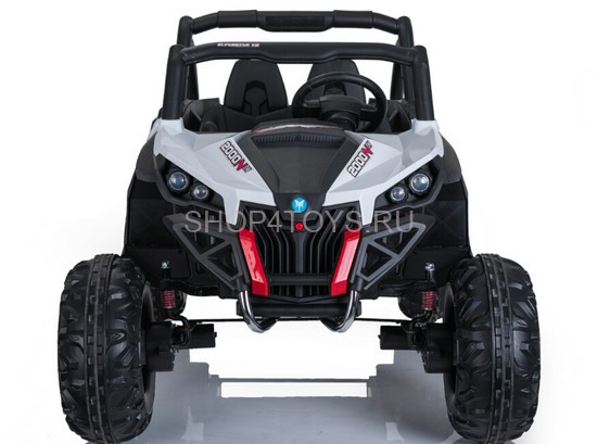 Двухместный полноприводный электромобиль White UTV-MX Buggy 12V 2.4G - XMX603-W