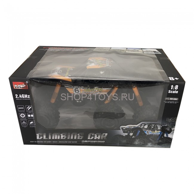 Радиоуправляемый краулер-амфибия 6WD Orange 1:8 - MZ-YY2001-ORANGE Радиоуправляемый краулер-амфибия 6WD Orange 1:8 - MZ-YY2001-ORANGE