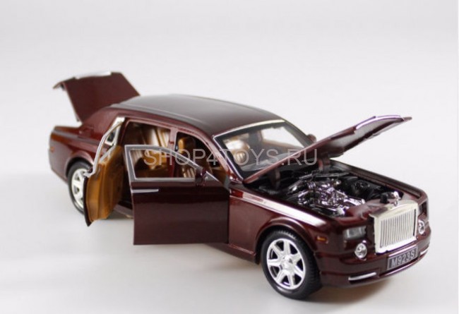 Металлическая модель Rolls-Royce Phantom Red 1:24 (свет, звук, инерция) - M923S-6 Металлическая модель Rolls-Royce Phantom Red 1:24 (свет, звук, инерция) - M923S-6