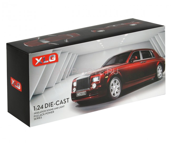 Металлическая модель Rolls-Royce Phantom Red 1:24 (свет, звук, инерция) - M923S-6 Металлическая модель Rolls-Royce Phantom Red 1:24 (свет, звук, инерция) - M923S-6