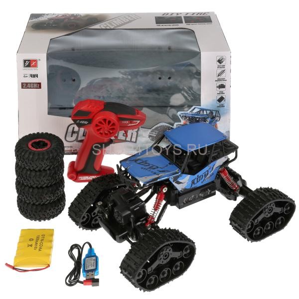 Радиоуправляемый краулер CLIMBER на гусеницах со сменными колесами - 8897-195Е Радиоуправляемый краулер CLIMBER на гусеницах со сменными колесами - 8897-195Е