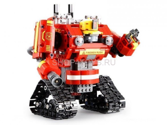 Радиоуправляемый конструктор CADA 2 в 1 пожарный робот-трансформер (538 деталей) - C51048W Радиоуправляемый конструктор CADA 2 в 1 пожарный робот-трансформер (538 деталей) - C51048W