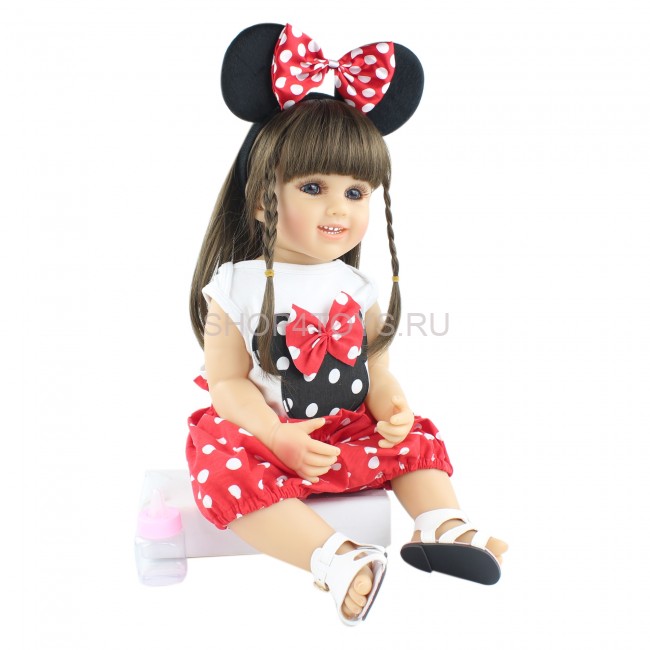 Реборн силиконовая девочка Ника