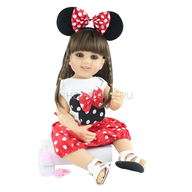 Реборн силиконовая девочка Ника