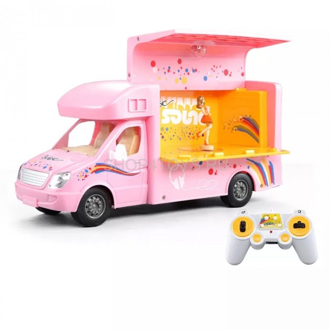 Радиоуправляемая машина Double E розовая сцена на колесах 1:18 2.4G - E669-003-PINK Радиоуправляемая машина Double E розовая сцена на колесах 1:18 2.4G - E669-003-PINK