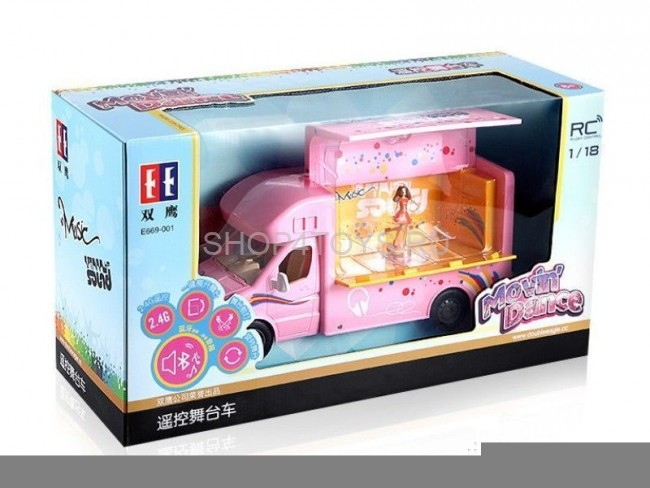 Радиоуправляемая машина Double E розовая сцена на колесах 1:18 2.4G - E669-003-PINK Радиоуправляемая машина Double E розовая сцена на колесах 1:18 2.4G - E669-003-PINK