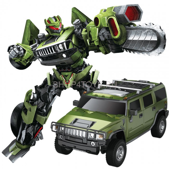 Радиоуправляемый трансформер Hammer H2 Green 1:14 - MZ-2323P Радиоуправляемый трансформер Hammer H2 Green 1:14 - MZ-2323P