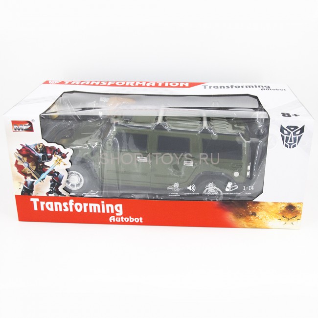 Радиоуправляемый трансформер Hammer H2 Green 1:14 - MZ-2323P Радиоуправляемый трансформер Hammer H2 Green 1:14 - MZ-2323P