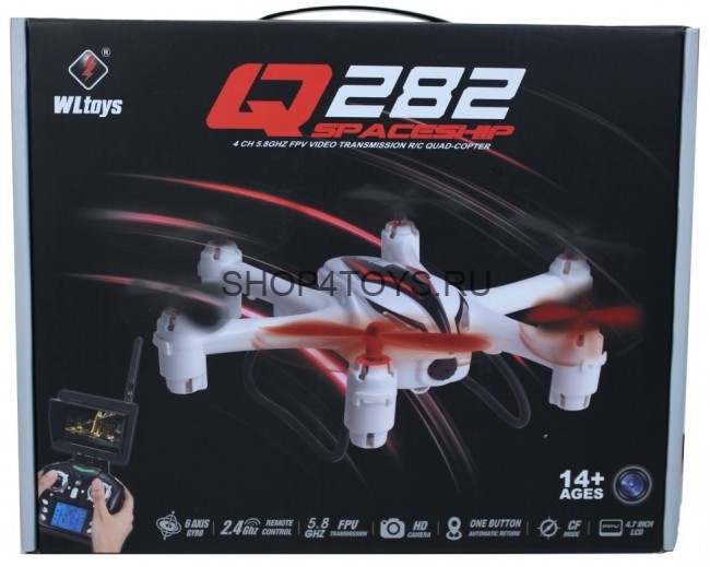 Радиоуправляемый гексакоптер WLtoys Spaceship с HD камерой 2.4G - Q282 Радиоуправляемый гексакоптер WLtoys Spaceship с HD камерой 2.4G - Q282