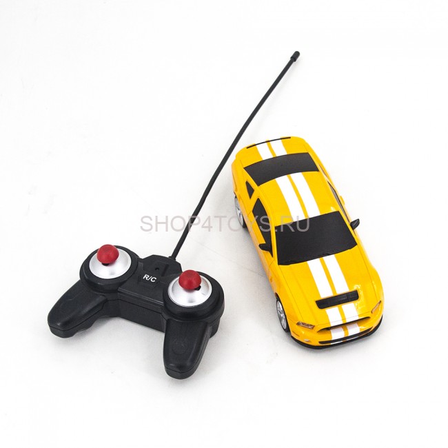 Радиоуправляемая машина Ford Mustang Yellow 1:24 - 27050-Y Радиоуправляемая машина Ford Mustang Yellow 1:24 - 27050-Y