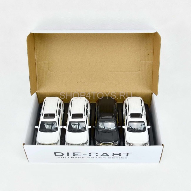 Металлическая модель Toyota Land Cruiser Black 1:24 (свет, звук, инерция) - M923V Металлическая модель Toyota Land Cruiser Black 1:24 (свет, звук, инерция) - M923V