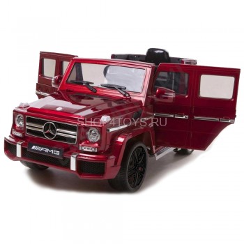 Детский электромобиль Mercedes Benz G63 LUXURY 2.4G - Red - HL168-LUX-RED Радиоуправляемый детский электромобиль Merсedes Benz G-63 AMG 12V в комплектации LUXURY