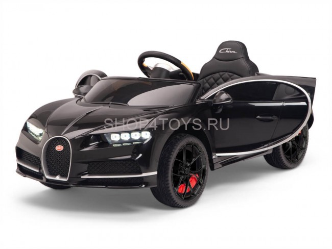 Детский электромобиль Bugatti Chiron 2.4G - BLACK - HL318 Детский электромобиль Bugatti Chiron 2.4G - BLACK - HL318