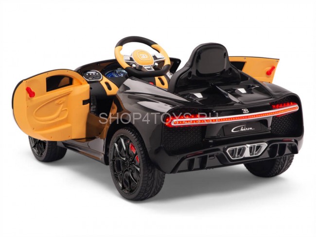 Детский электромобиль Bugatti Chiron 2.4G - BLACK - HL318 Детский электромобиль Bugatti Chiron 2.4G - BLACK - HL318