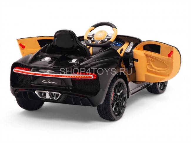 Детский электромобиль Bugatti Chiron 2.4G - BLACK - HL318 Детский электромобиль Bugatti Chiron 2.4G - BLACK - HL318