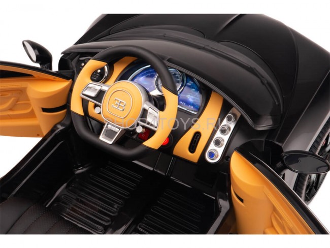 Детский электромобиль Bugatti Chiron 2.4G - BLACK - HL318 Детский электромобиль Bugatti Chiron 2.4G - BLACK - HL318