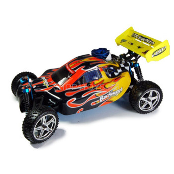 Радиоуправляемая багги с ДВС HSP Nitro Off-Road Buggy 4WD 1:10 - 94166 - 2.4G Радиоуправляемая полноприводная модель багги с ДВС 18 cpx.