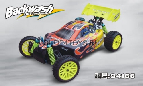 Радиоуправляемая багги с ДВС HSP Nitro Off-Road Buggy 4WD 1:10 - 94166 - 2.4G
