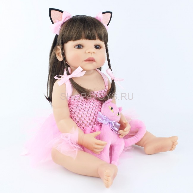Реборн силиконовая девочка Эльмира