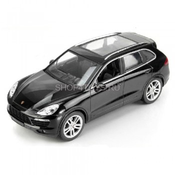 Радиоуправляемая машина MZ Porsche Cayenne 1:14 - 2045K Радиоуправляемая модель автомобиля Porsche Cayenne 1:14 с пультом управления в виде руля настоящего автомобиля
