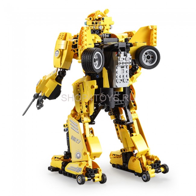 Радиоуправляемый конструктор CADA 2 в 1 трансформер B127-BeeBot (1124 детали) - C51029W