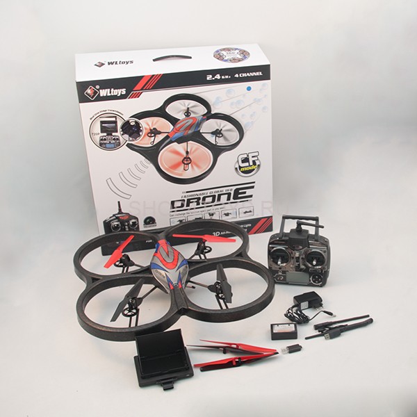 Радиоуправляемый квадрокоптер WLToys V333 Headless FPV Camera Cyclone UFO Drones 2.4G - V333 FPV Радиоуправляемый квадрокоптер WLToys V333 Headless FPV Camera Cyclone UFO Drones 2.4G - V333 FPV