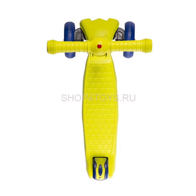 Самокат Трехколесный Складной, со Светящимися Колесами, Салатовый - MSC-J072003D