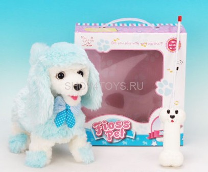 Радиоуправляемая плюшевая собака "Пудель" - 9690B4 Радиоуправляемая плюшевая собака "Пудель" - 9690B4