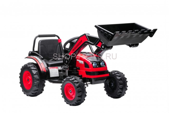 Детский электромобиль трактор с ковшом и пультом управления (красный, 2WD, EVA) - HL389-LUX-RED Детский электромобиль трактор с ковшом и пультом управления (красный, 2WD, EVA) - HL389-LUX-RED