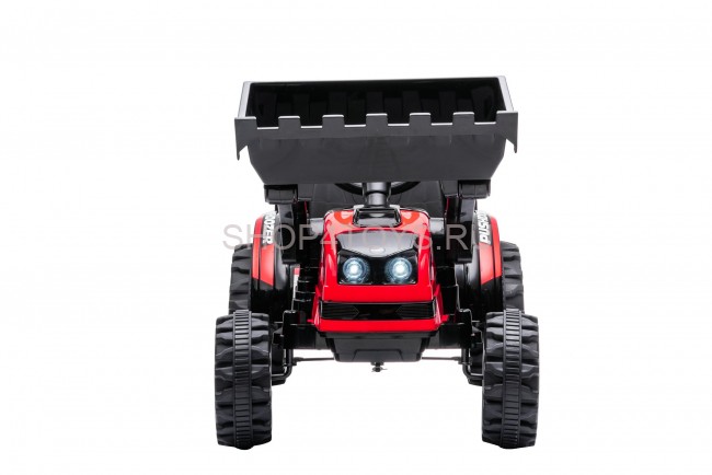 Детский электромобиль трактор с ковшом и пультом управления (красный, 2WD, EVA) - HL389-LUX-RED Детский электромобиль трактор с ковшом и пультом управления (красный, 2WD, EVA) - HL389-LUX-RED