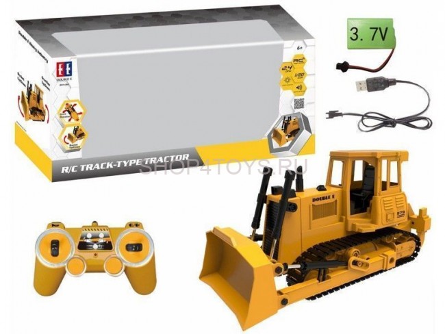 Радиоуправляемый гусеничный бульдозер Double E 1:20 2.4G - E579-003 Радиоуправляемый гусеничный бульдозер Double E 1:20 2.4G - E579-003